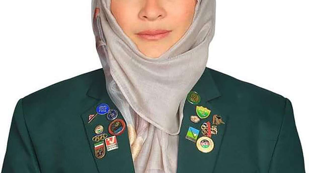 In this handout photo provided by Pakistan Hockey Federation on Thursday, March 2, 2023, shows women's field hockey player Shahida Raza, in Lahore, Pakistan. Raza was among other migrants who died in a shipwreck off Italy's southern coast. The migrants' wooden boat, crammed with passengers who paid smugglers for the voyage from Turkey, broke apart in rough water just off a beach in Calabria before dawn on Sunday.