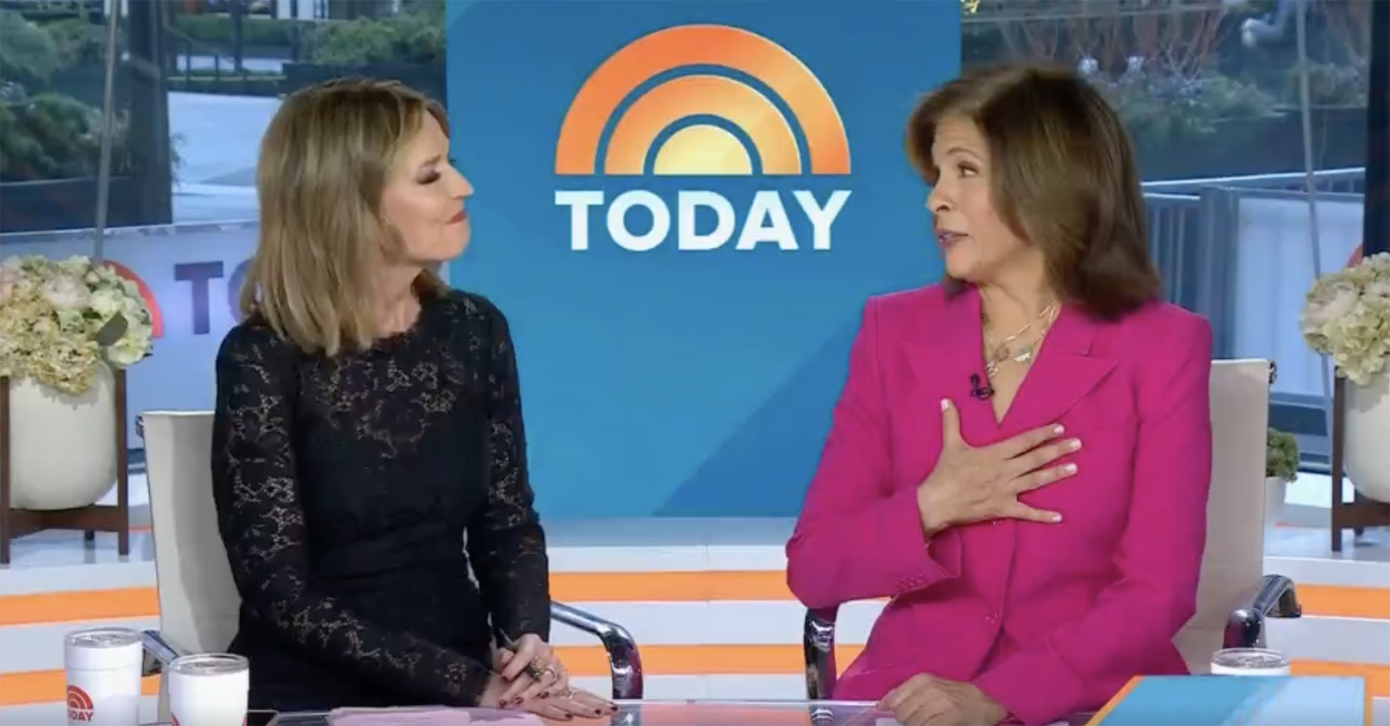 Hoda Kotb returned to "Today" on Monday, telling viewers that her extended absence was due to her daughter's health issue.