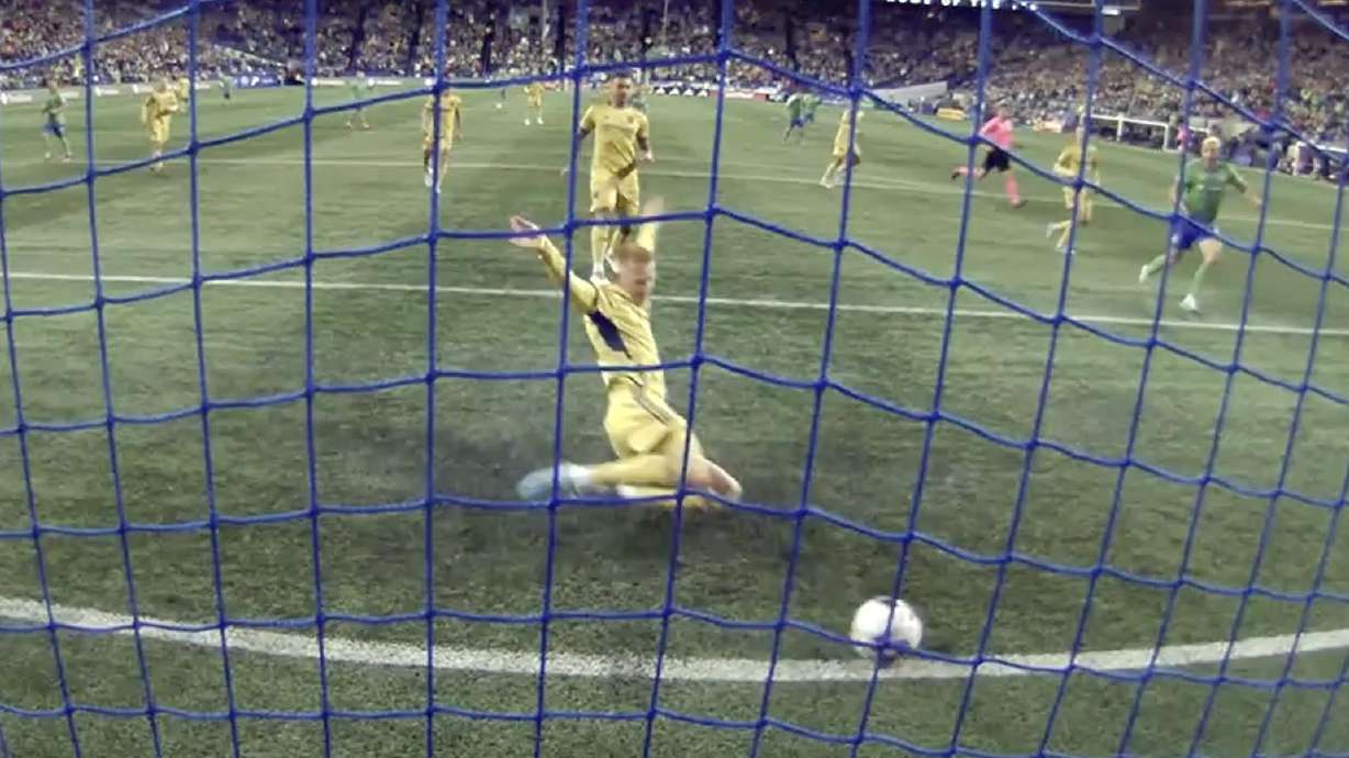 Justen Glad's goal-line save in the ninth minute of Saturday's Real Salt Lake game should be on everyone's highlight reel.