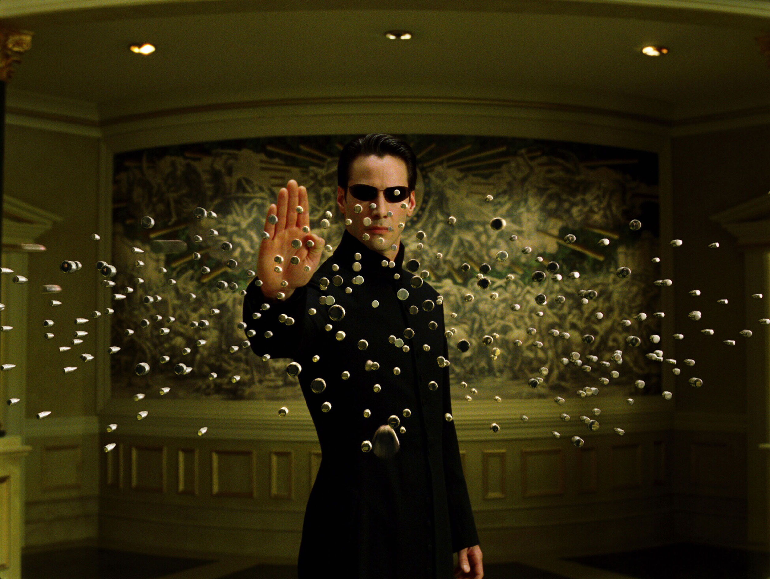Keanu Reeves is pictured here in a scene from "The Matrix Reloaded." The actor recently confirmed he took the red pill from "The Matrix."