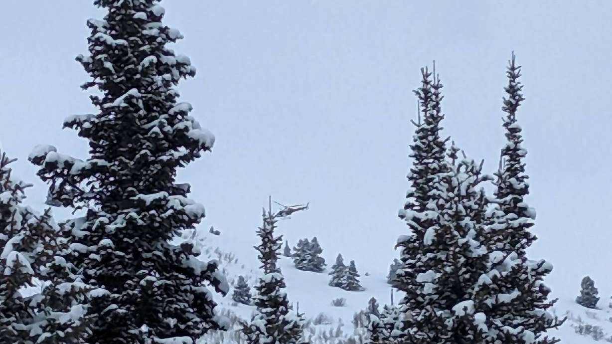 There was a small avalanche near Donut Falls in Big Cottonwood Canyon Monday afternoon. Search and rescue crews are sweeping the area to make sure no one was caught or buried in the slide.