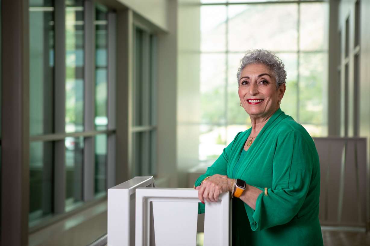 Yasmen Simonian, dean of the Dumke College of Health Professions at Weber State University, is pictured on Aug. 18, 2022. Simonian encourages aspiring women leaders to press forward in becoming their best selves.