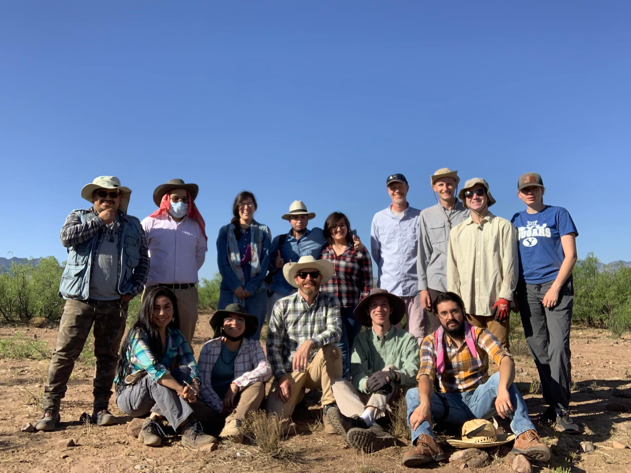 Students and a professor from the Escuela Nacional de Antropología e Historia de Norte México joined the BYU excavation at the "San Diego" site. A group of BYU professors and students braved the heat of the Mexican desert in search of ancient artifacts.