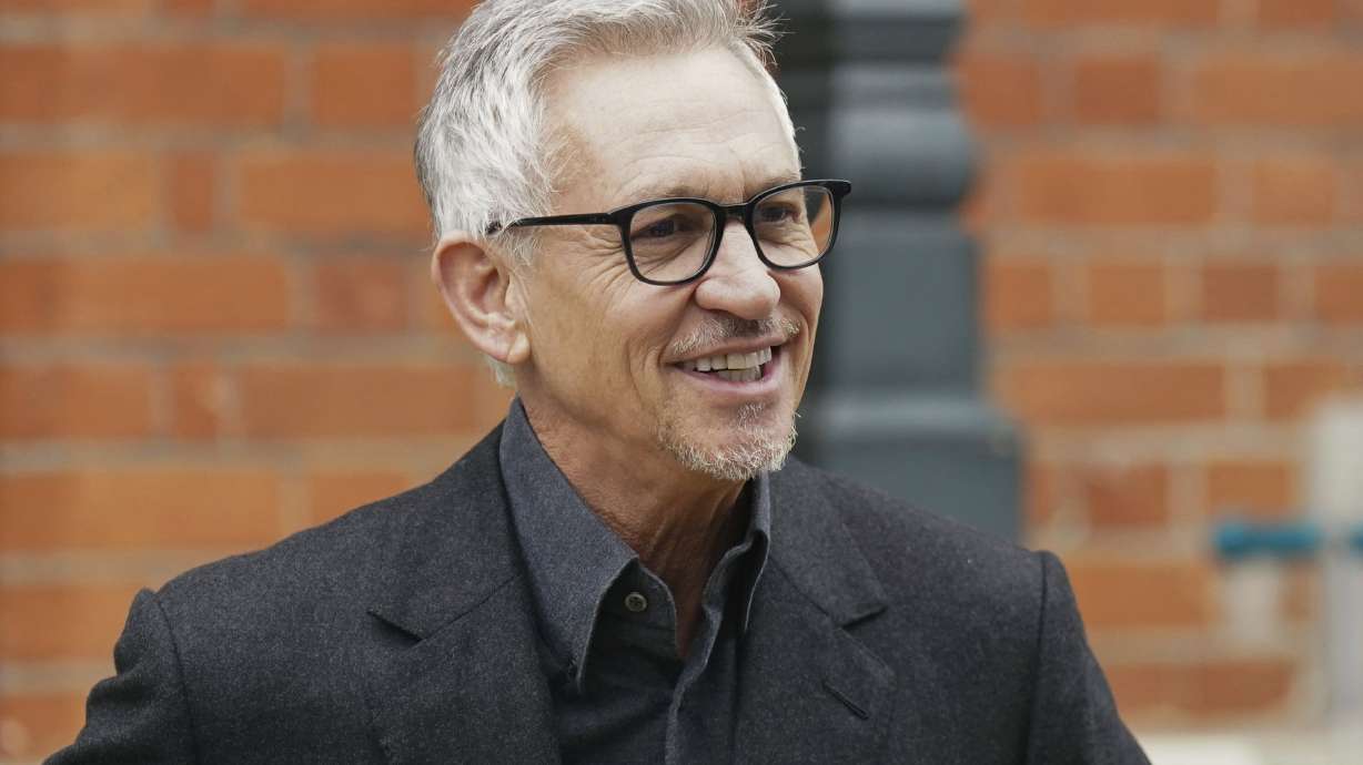 Soccer pundit Gary Lineker leaves his home following reports that the BBC is to have a "frank conversation" with the ex-England striker after comments he made on the government's new asylum policy that aims to bar people from seeking asylum if they arrive in the U.K., in London, Thursday March 9, 2023. Lineker drew a mix of praise and criticism for saying some of the government’s language was “not dissimilar to that used by Germany in the '30s.”