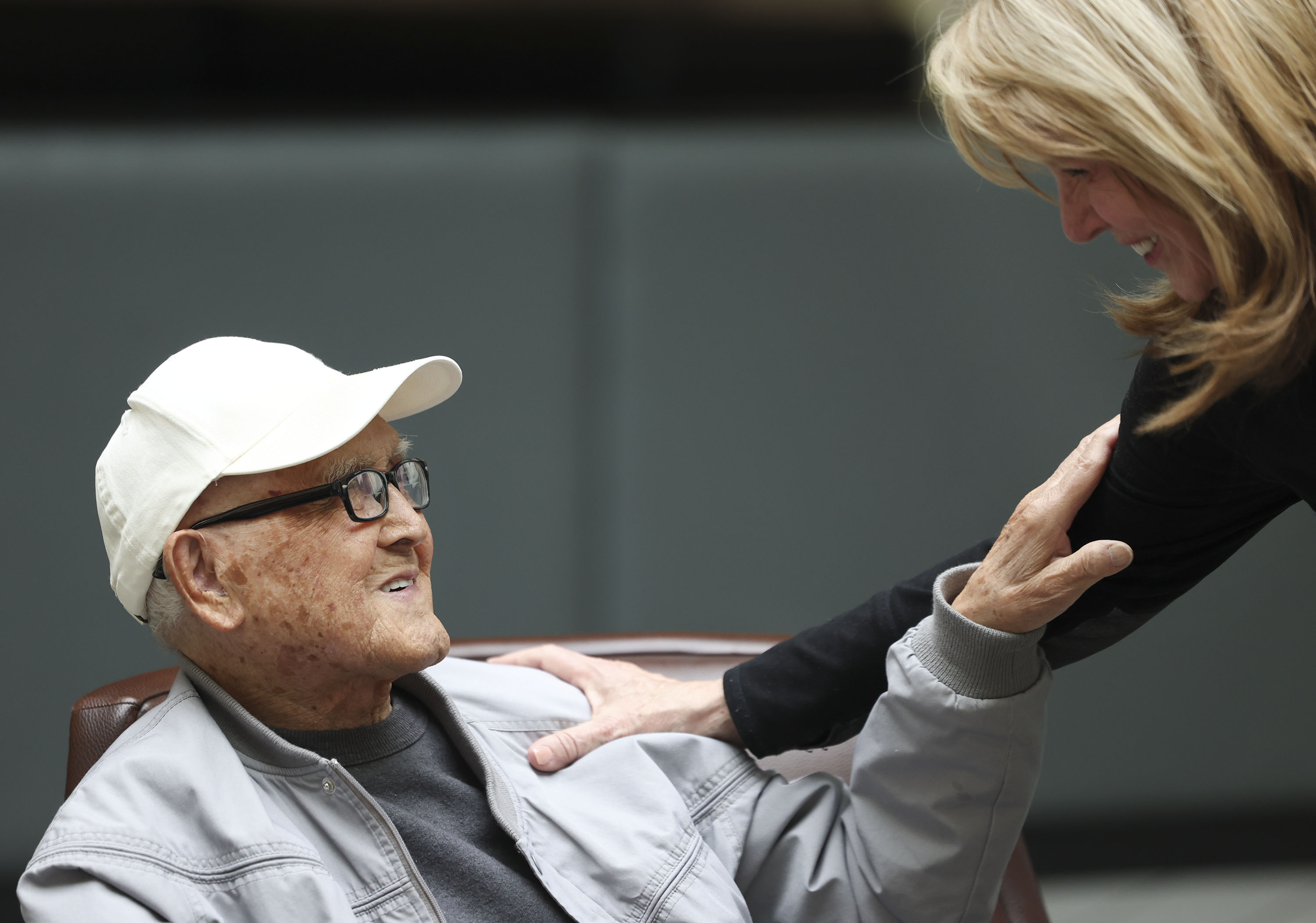 World War II vet celebrates 100th birthday with friends, family and a morning walk at the mall