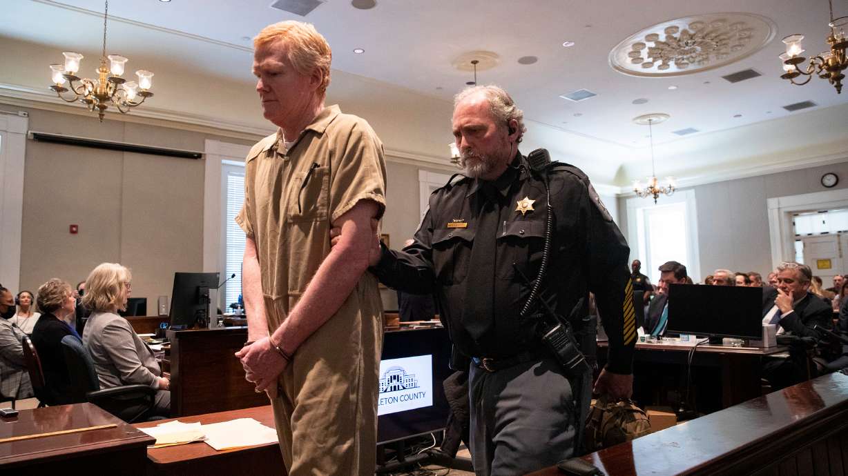 Alex Murdaugh is seen here during his sentencing in Walterboro, South Carolina on March 3. Murdaugh will appeal his convictions and sentences for the 2021 murders of his wife and son.
