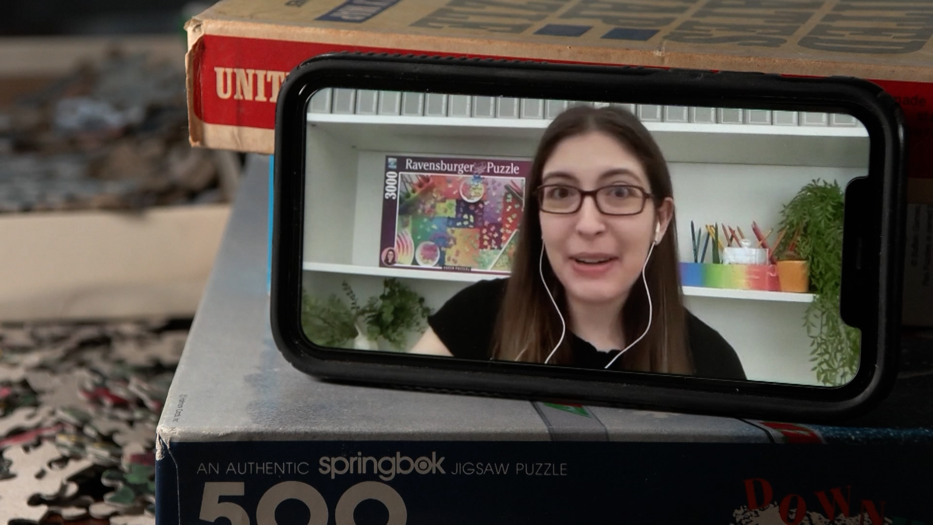 Karen Kavett, also known as Karen Puzzles on YouTube, talks with KSL-TV about speed puzzling. Most people find jigsaw puzzles a peaceful, relaxing activity, but speed puzzlers like Kavett compete to be the fastest puzzle builder around.