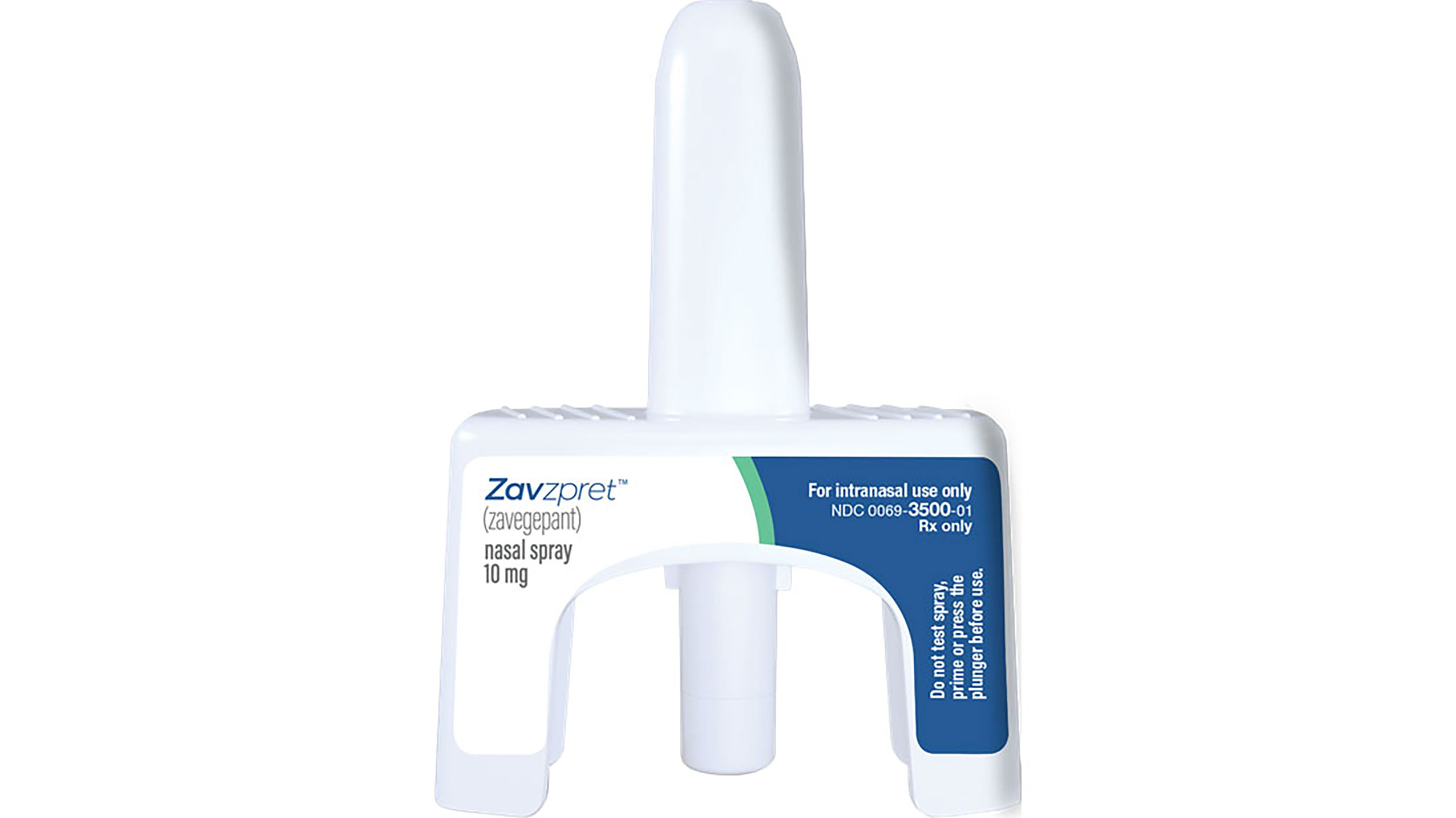 The FDA has approved the nasal spray zavegepant, sold as Zavzpret, as a rapid treatment for migraine pain in adults, drug maker Pfizer said Friday.