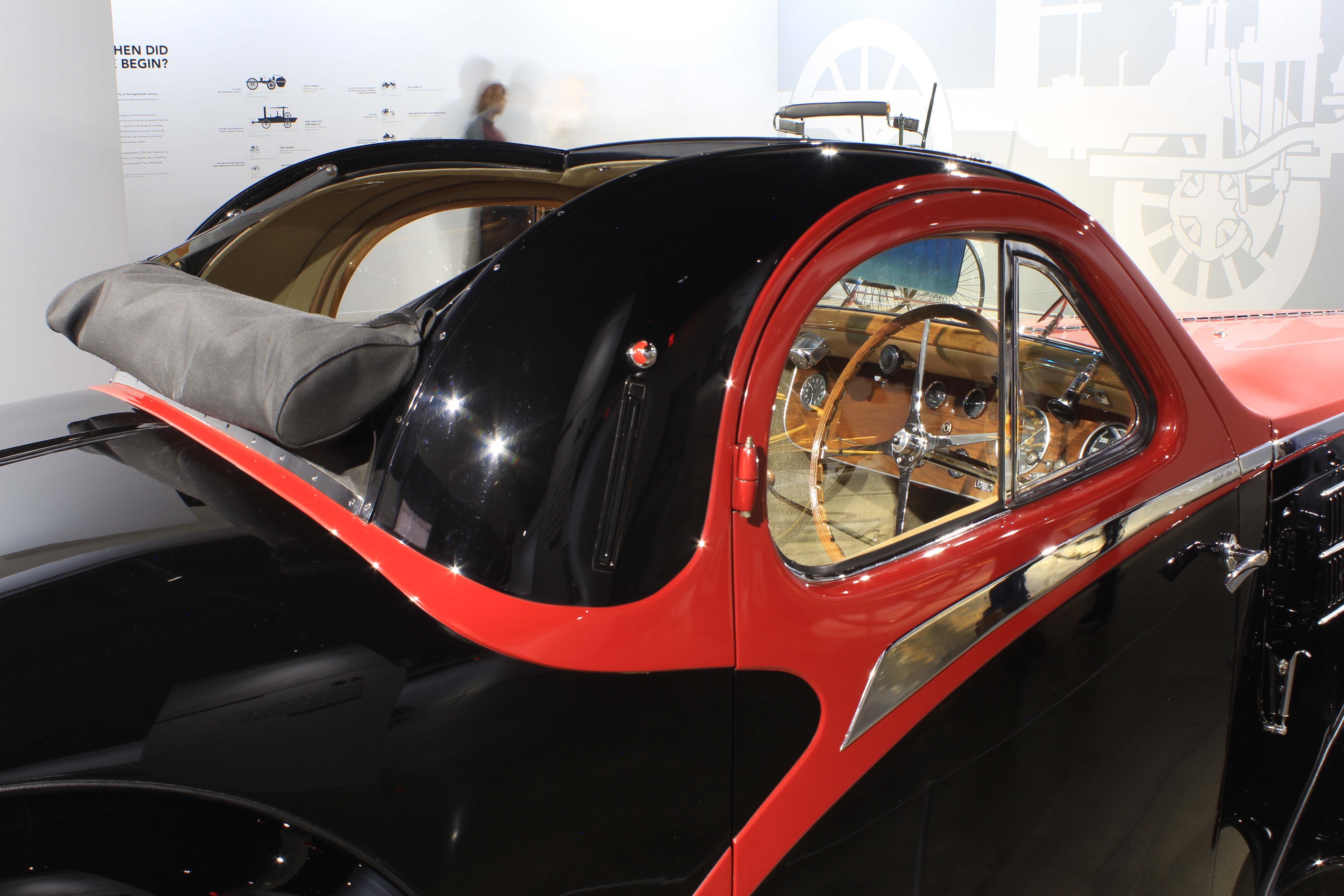 Close-up views of the 1939 Bugatti Type 57C Atalante are the reason you go to museums like the Petersen Automotive Museum in Los Angeles.