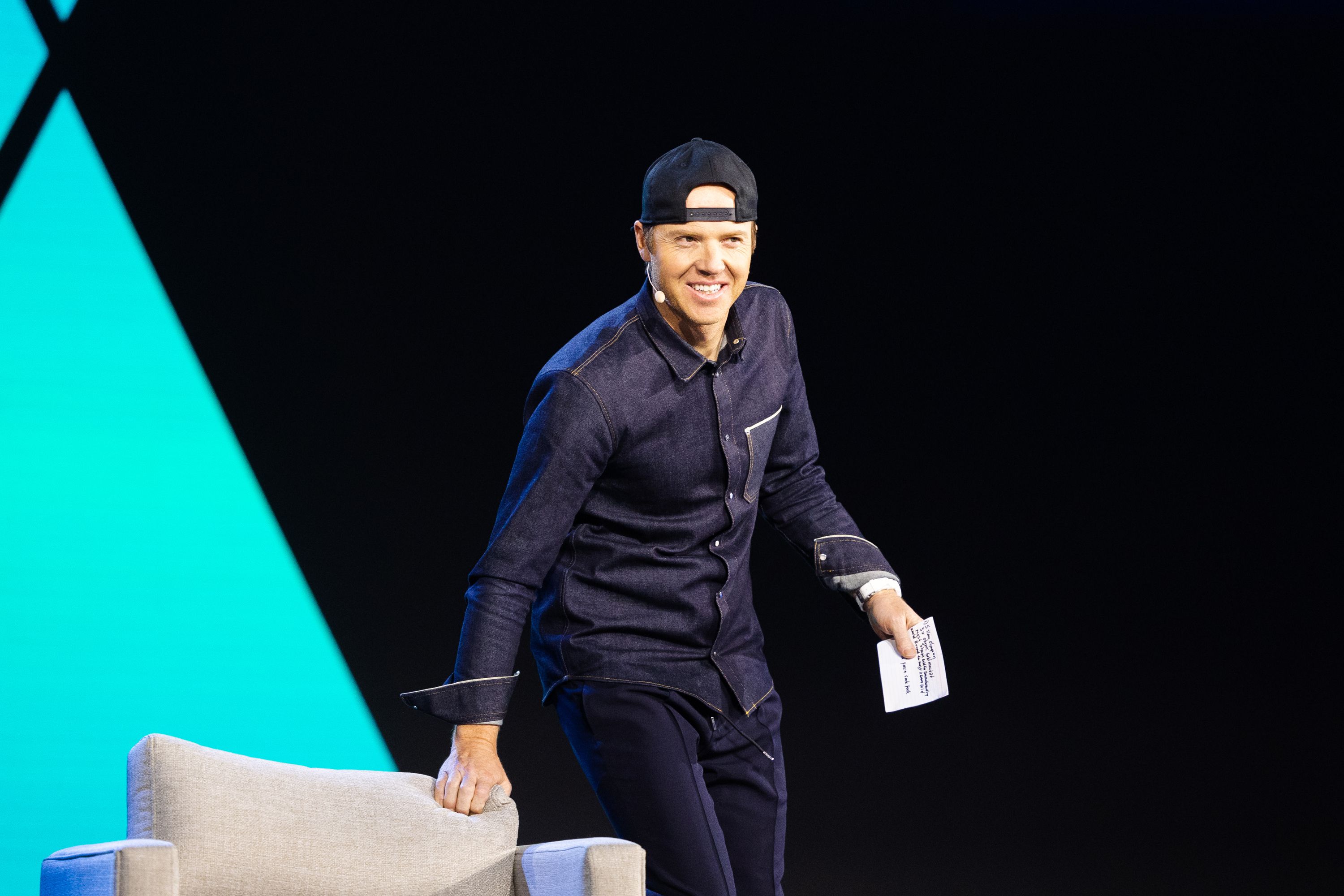 Ryan Smith, co-founder of Qualtrics and owner of the Utah Jazz is introduced during Day 2 of the Qualtrics X4: The Experience Management Summit at the Salt Palace in Salt Lake City on Thursday, March 9, 2023.