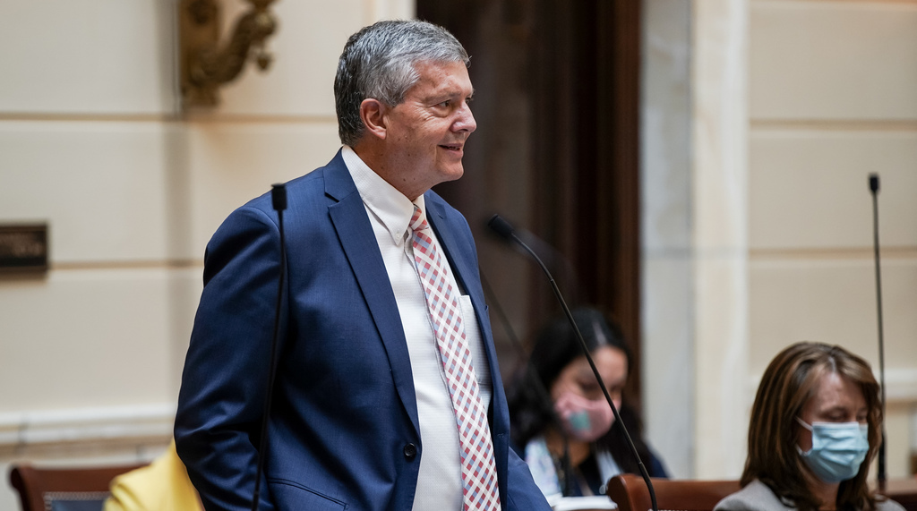 Sen. Wayne Harper, R-Taylorsville, speaks during a special session of the Legislature on Aug. 20, 2020. Harper passed 28 bills during the 2023 session.