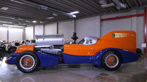 The Mormon Meteor III is seen at the Price Museum of Speed in Salt Lake City on March 10.