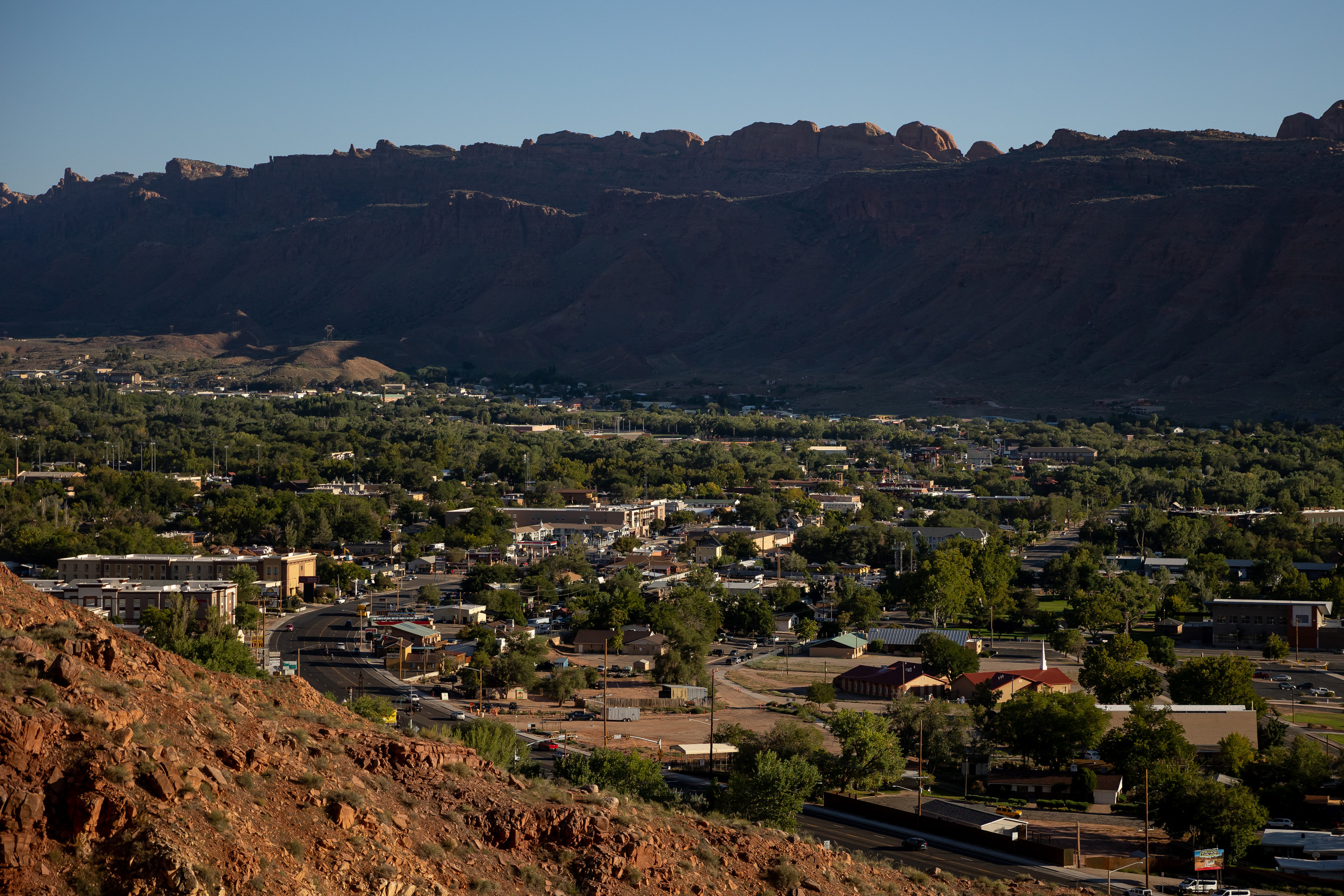 Moab is pictured on Sept. 17, 2021. The city is debuting its Moab Area Transit pilot program Thursday, which will run through Oct. 15. 