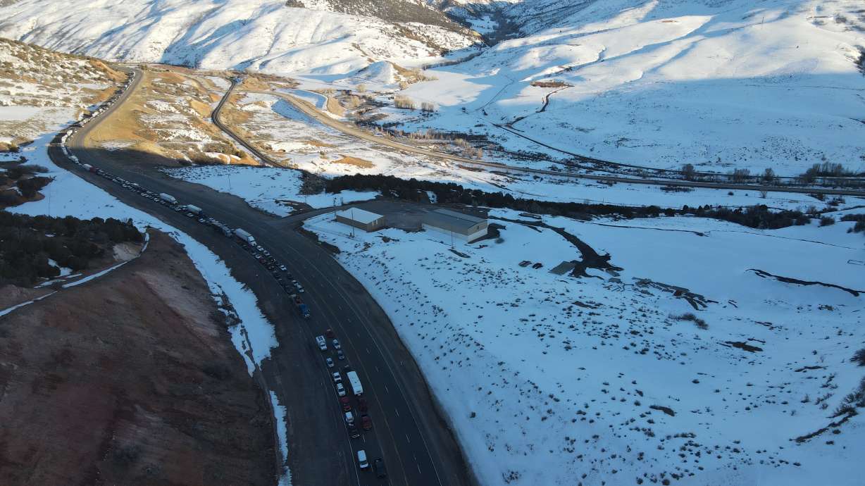 A crash caused major delays on U.S. 6 near Billies Mountain in Spanish Fork Canyon on Friday evening.