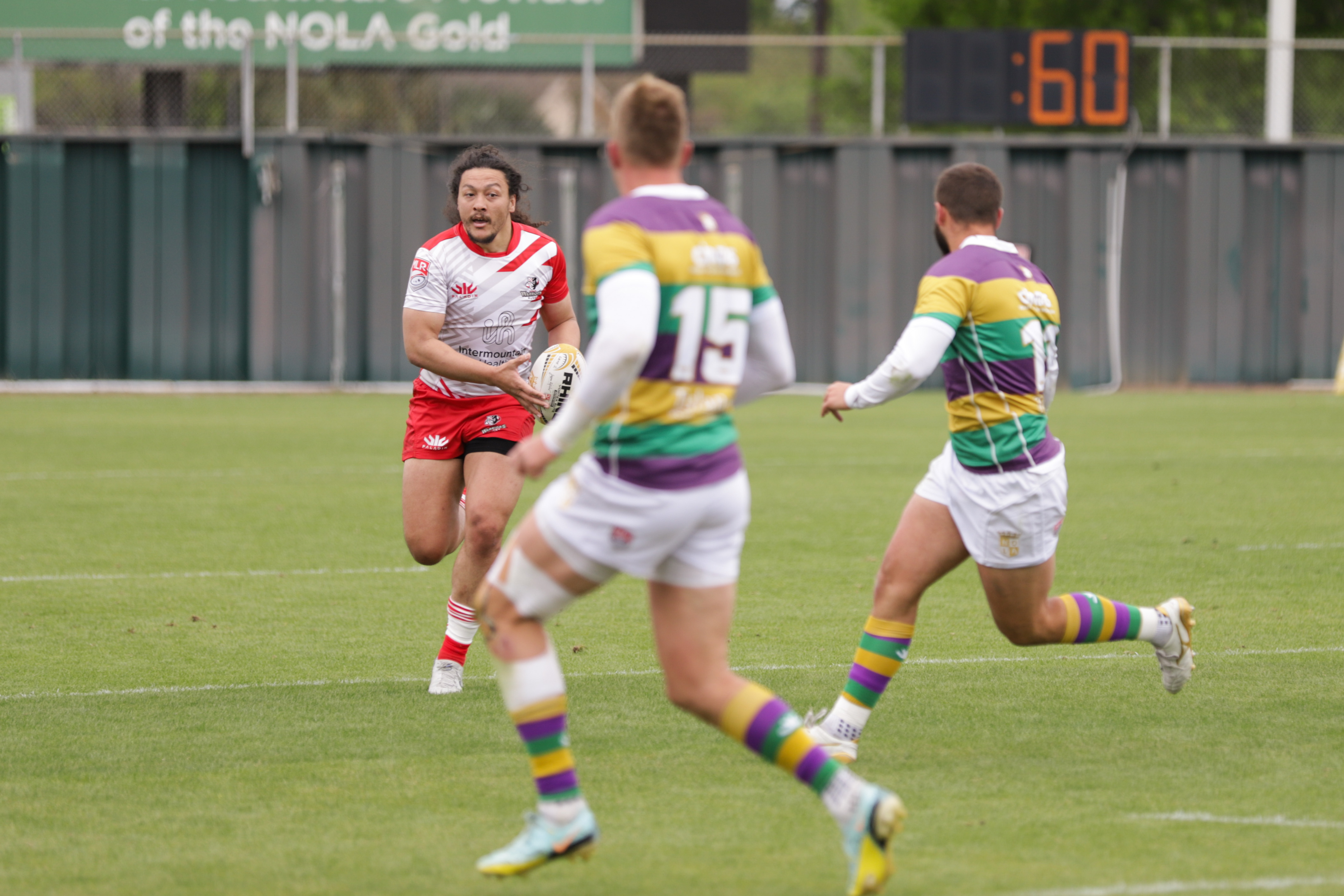 NOLA Gold shut out the Warriors in the first half en route to a 37-14 win Saturday afternoon in New Orleans, handing Utah its second loss of the season.