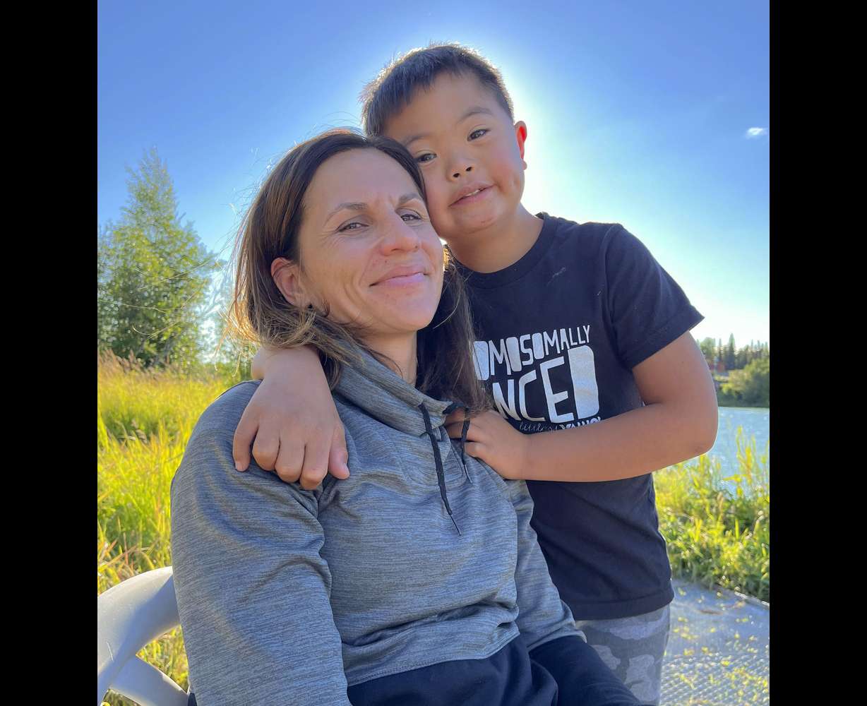 Andrea Murray and her son, Cooper, 11. Brady and Andrea Murray adopted Cooper when he was 4 years old in this undated photo.