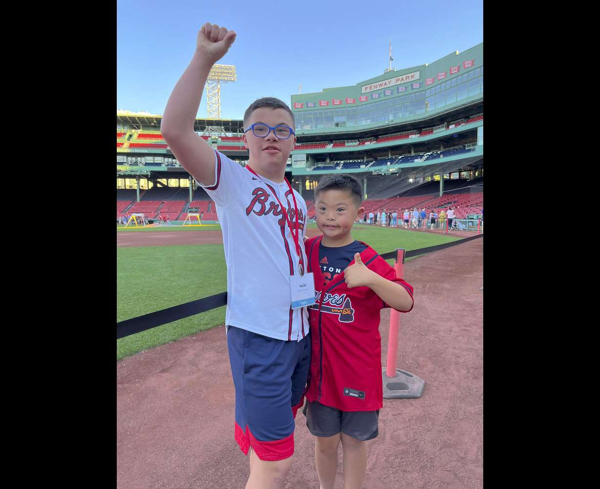 Nash Murray, 15, and his brother, Cooper, 11, sons of Brady and Andrea Murray in this undated photo.