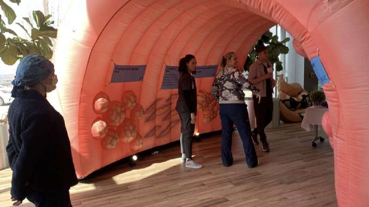 Intermountain Health uses giant inflatable colon to encourage screenings and early detection