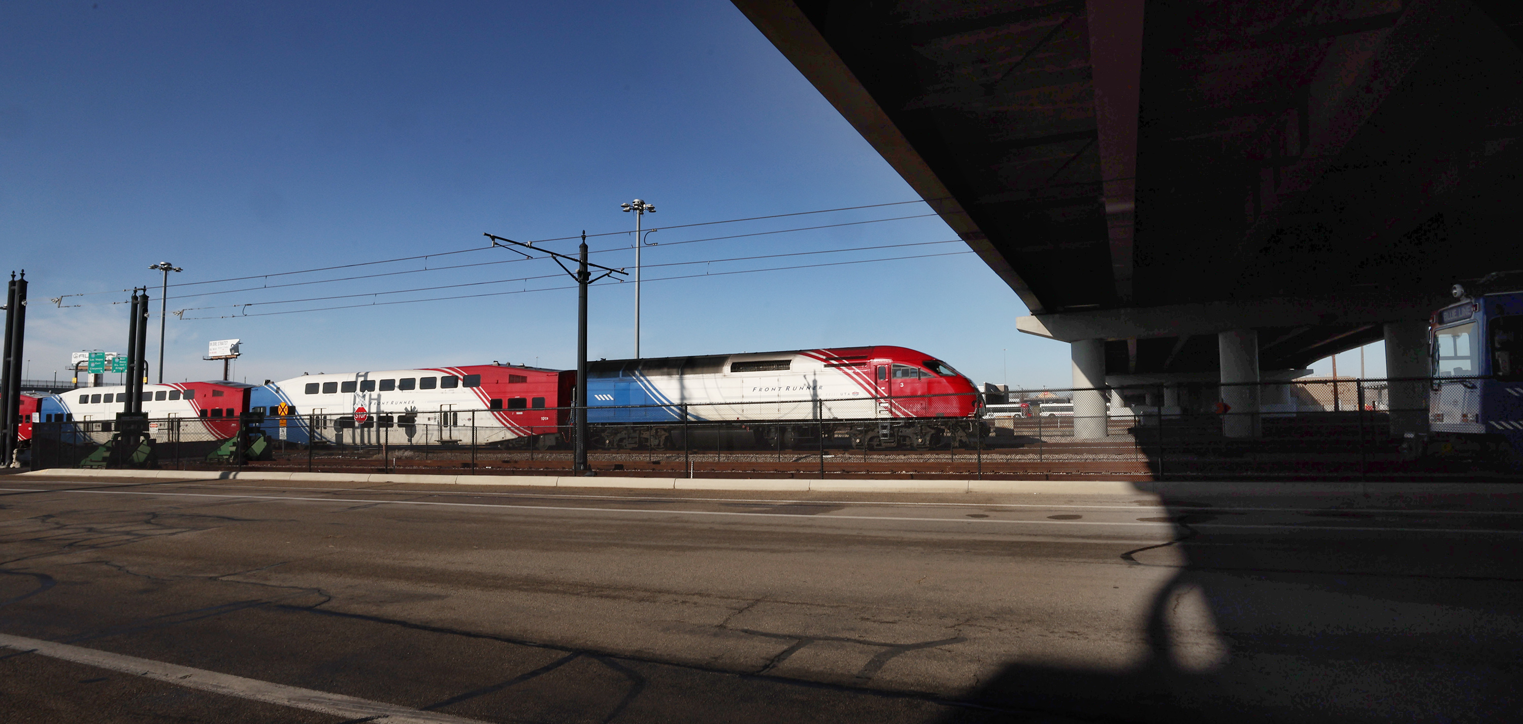 A woman who police say falsely reported that she witnessed a FrontRunner train run over a young boy's arm has been arrested.