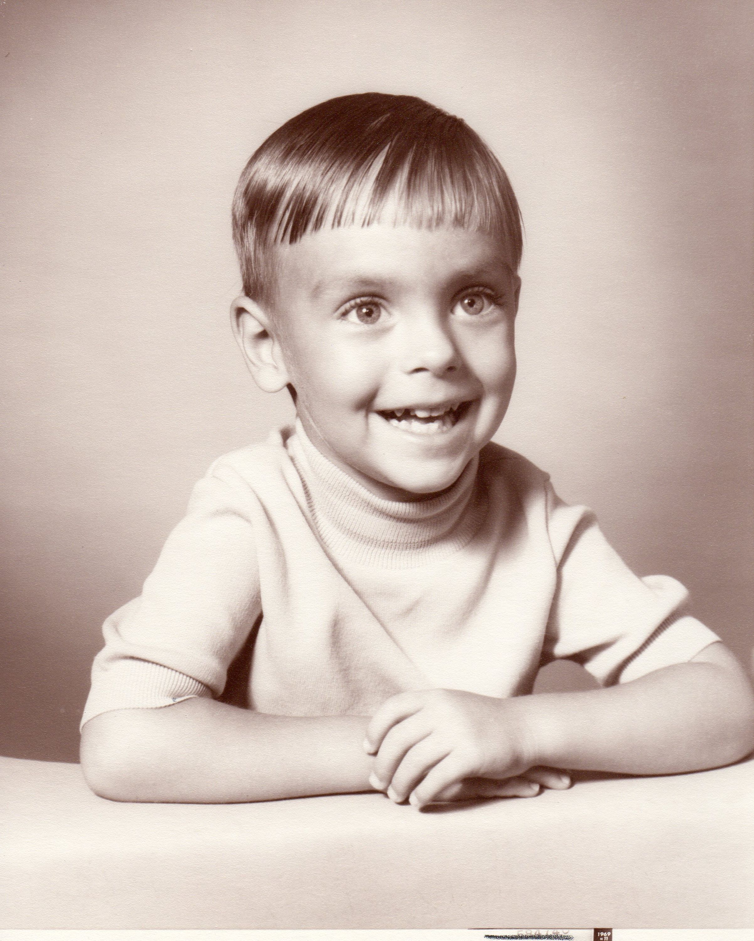 Todd Curtis seen at 4 years old. From kind acts to clean copy, Todd Curtis taught us all just how much the little things matter.