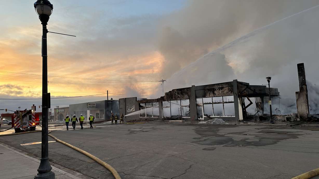 A furniture store in Roosevelt, in Duchesne County, was destroyed in a fire Friday.