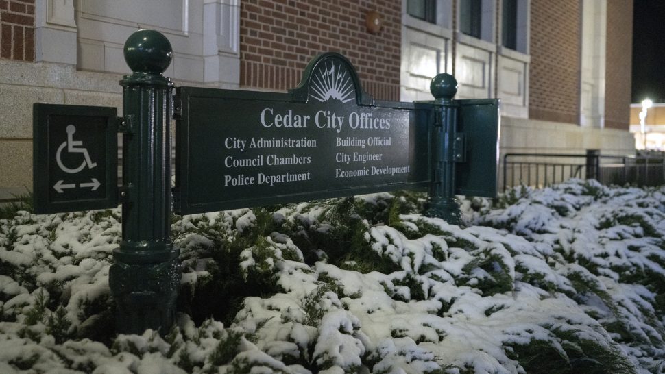 A Cedar City resident is seeking solutions after she damaged her car navigating the entrance to Big O Tires’s parking lot in January.