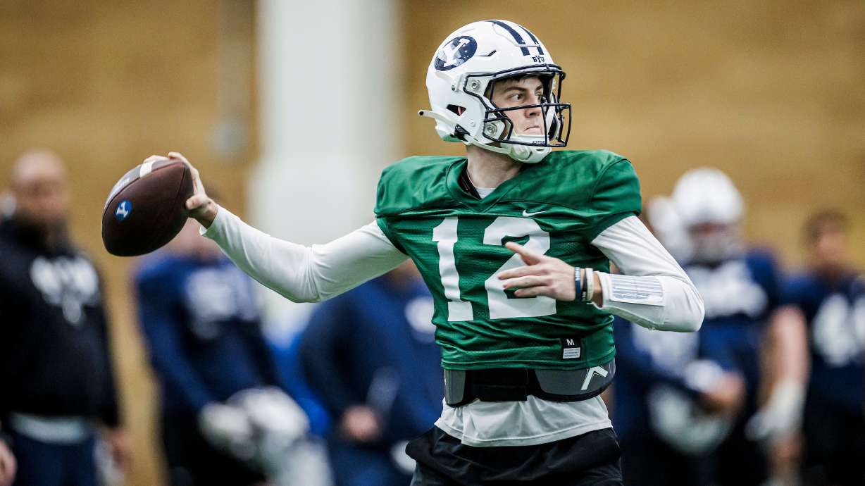 Snowy Weather Adjusts BYU Football s Spring Schedule But QBs Defense snowy-weather-adjusts-byu-football-s-spring-schedule-but-qbs-defense