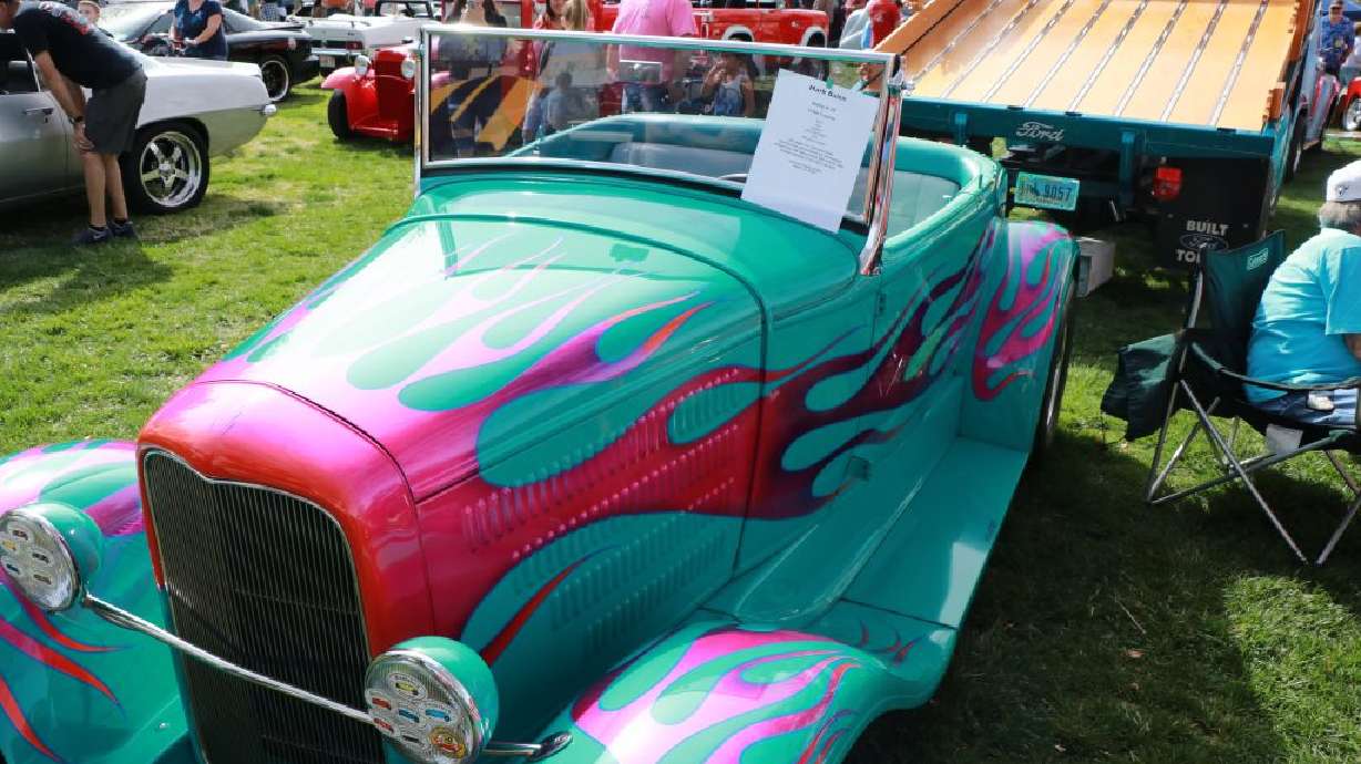 Hurricane Valley Rotary Club’s 33rd annual Easter Car Show is pictured in Hurricane, March 31, 2018. The 37th Annual Easter Car Show will be held on April 8.