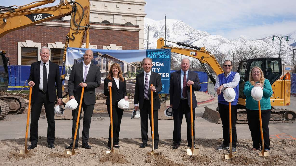 Orem breaks ground on new city center building