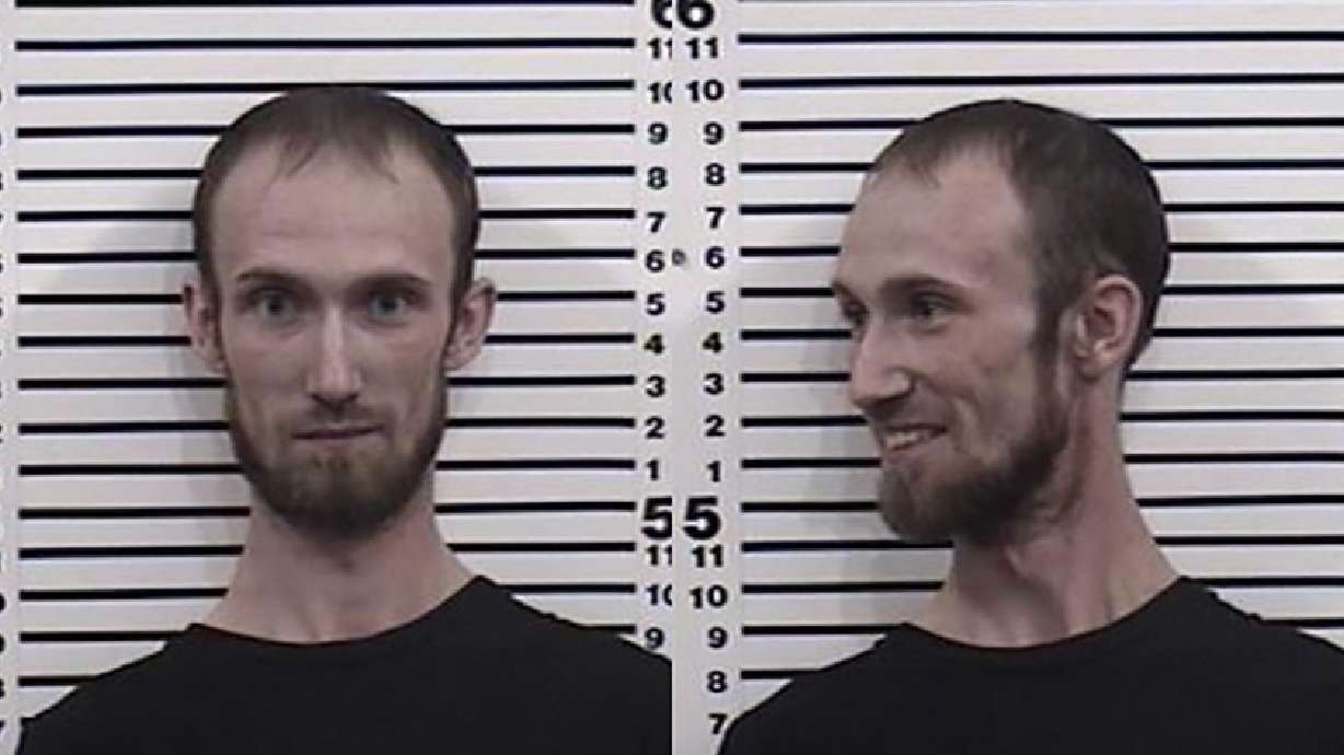 Karl A. Watson is seen in an undated Bonneville County Jail photo. Watson, who police say caused damage to a local bake shop, was allegedly involved in another similar incident the same day.