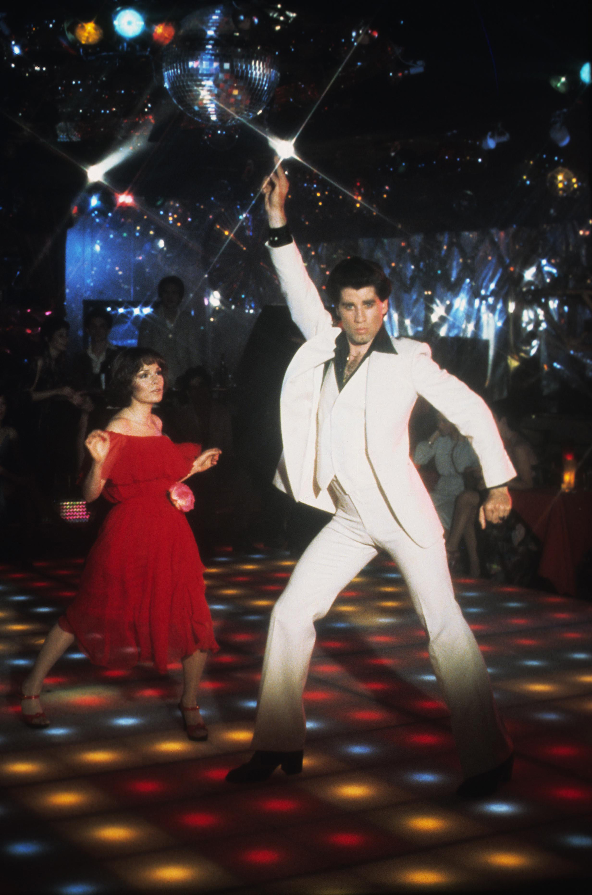 The white three-piece suit worn in "Saturday Night Fever" by John Travolta will be placed up for auction. 