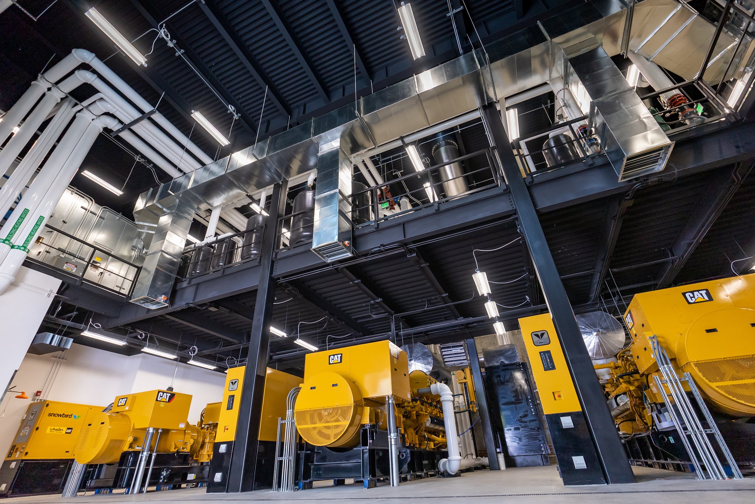 An undated image of the Snowbird Power Systems facility at Snowbird Resort. The resort is self-powered by the cogeneration facility, which recently won a national award for exemplary engineering.