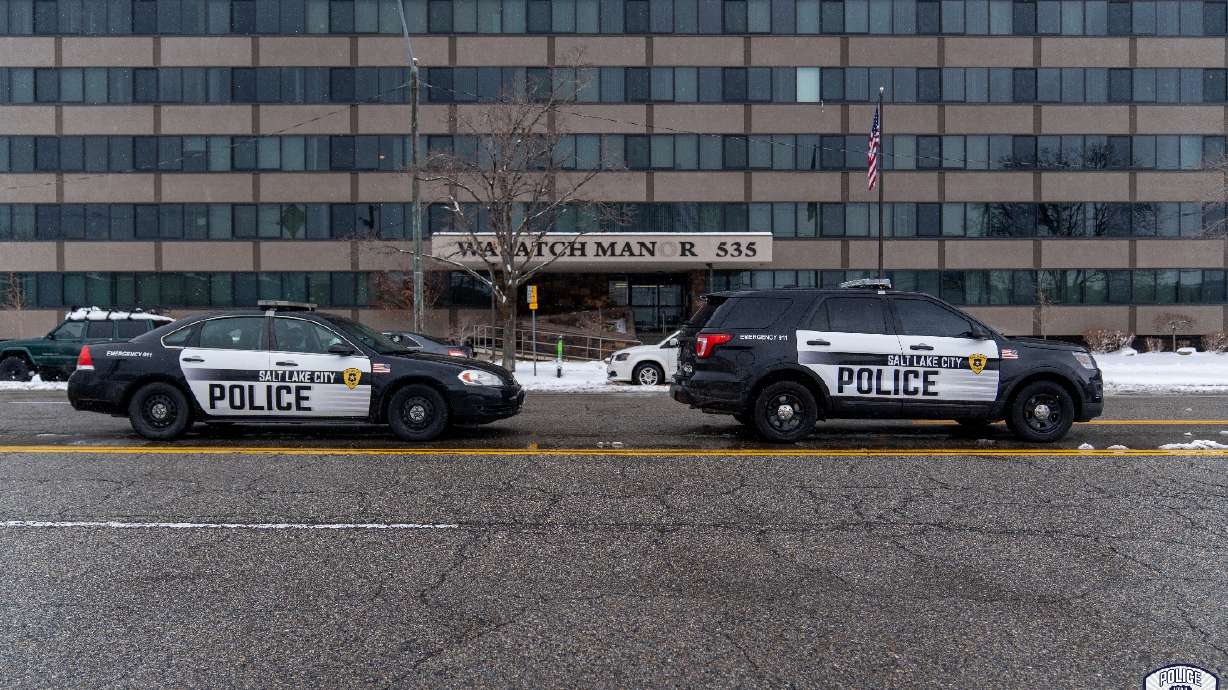 Salt Lake police arrested a man accused of strangling his wife over the weekend. Her body was found Tuesday.