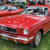 Vintage Mustang was already rare — the meeting in front of it, even rarer