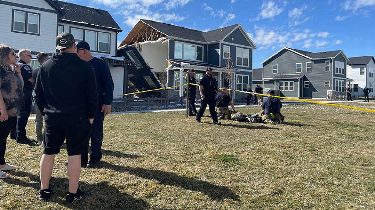 An explosion at a Layton home critically injured a newlywed couple who were doing a home improvement project in the basement on Saturday, firefighters said.