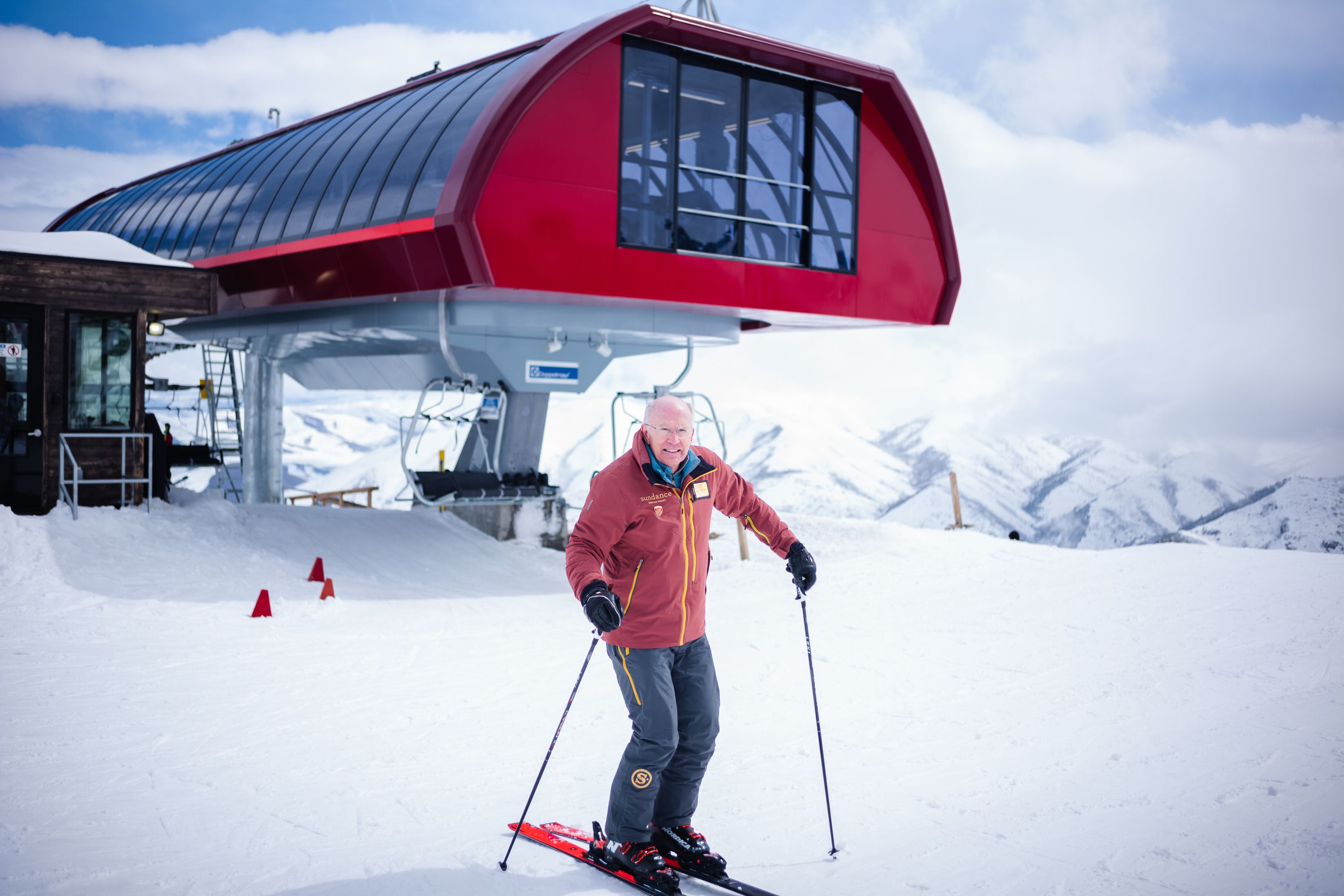 Jerry Warren, Sundance’s director of skiing, poses for a portrait at Sundance Ski Resort in Sundance on March 30.
