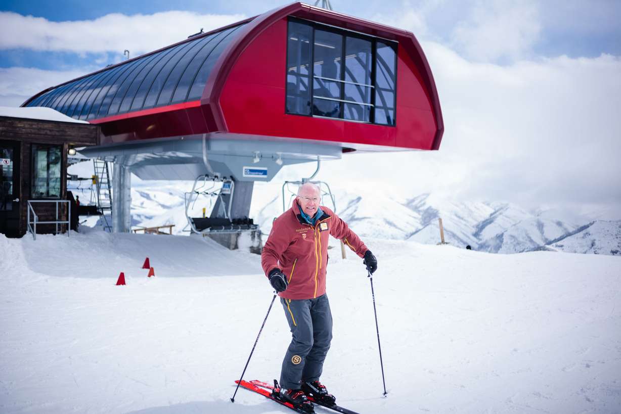 Jerry Warren, Sundance’s director of skiing, poses for a portrait at Sundance Ski Resort in Sundance on March 30.