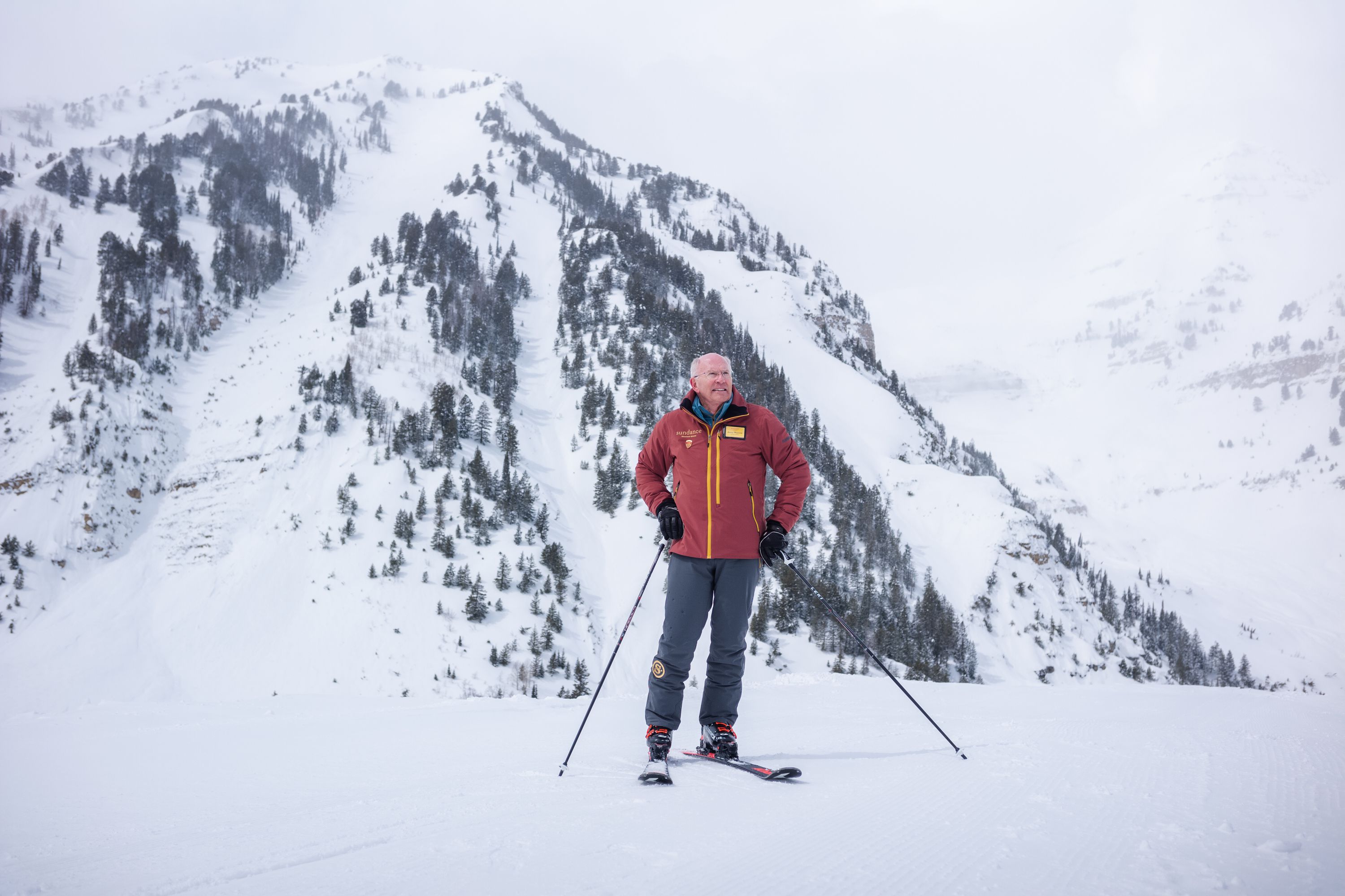 Jerry Warren, Sundance’s director of skiing poses for a portrait at Sundance Ski Resort in Sundance on March 30.