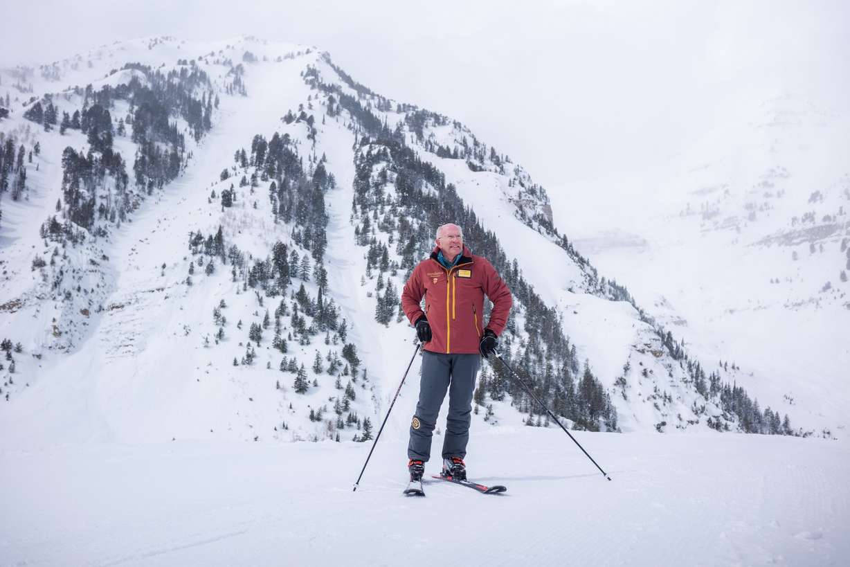 Jerry Warren, Sundance’s director of skiing poses for a portrait at Sundance Ski Resort in Sundance on March 30.