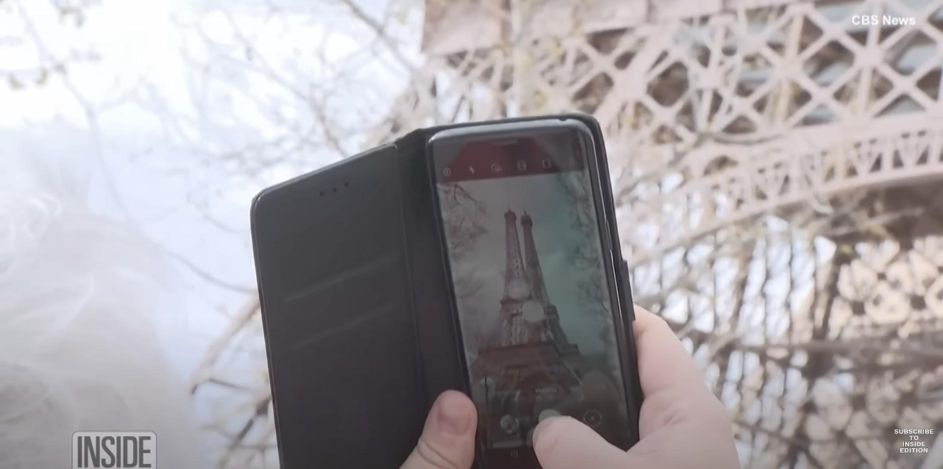 Artist Philippe Maindron created ‘Eiffela,’ a mini Eiffel Tower that is about 1/10th the real one's height.