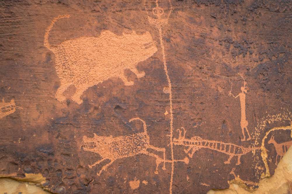 Images on the Rochester Panel of the San Rafael Swell.