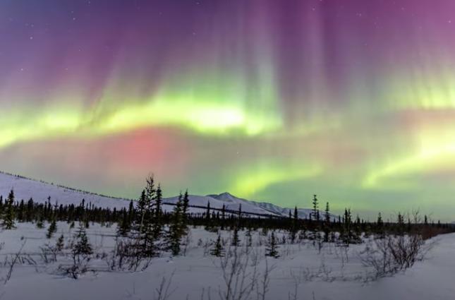 Time-lapse video of the aurora borealis taken near Coldfoot, Alaska.