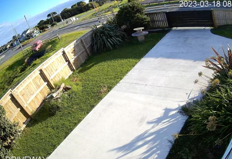 Errant driver ends up in a ditch.