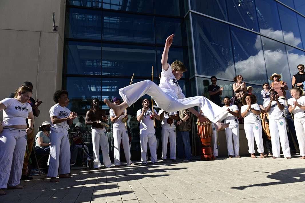 Members of Salt Lake Capoeira perform.