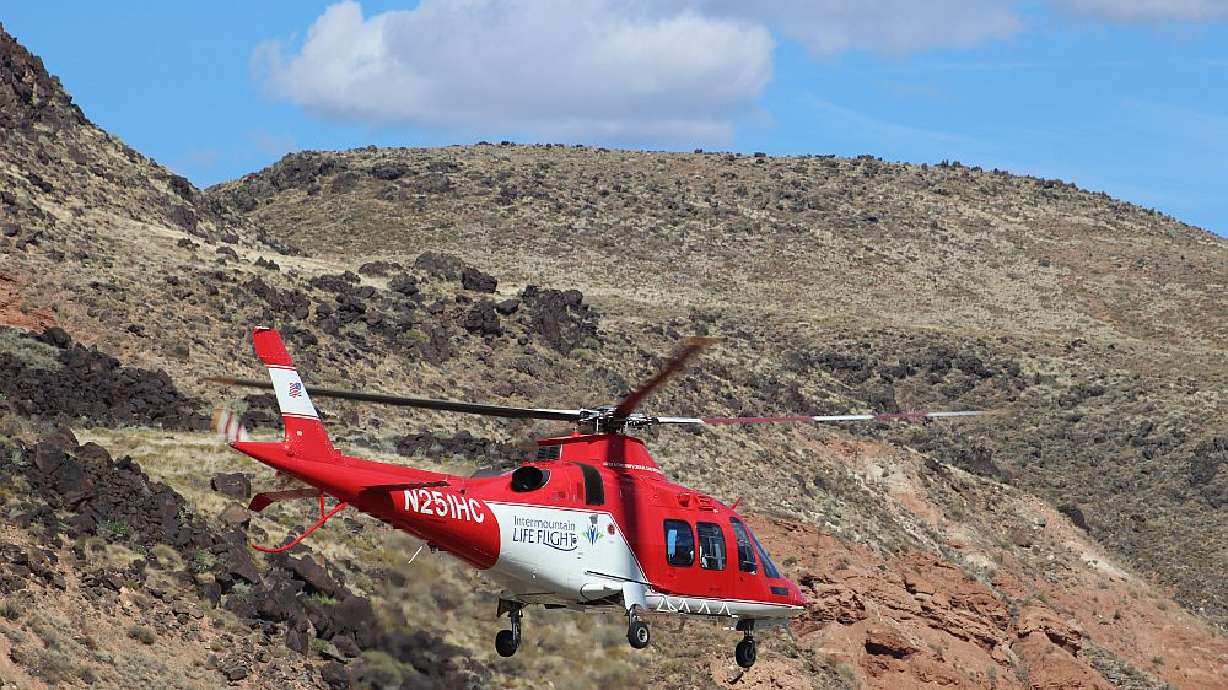 One person was flown in critical condition following a head-on collision on state Route 9 just outside of Zion National Park, July 19, 2015. The bulk of such rescue missions are paid for by local residents in the form of property taxes.