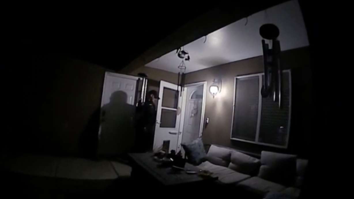 New Mexico police officers realized they were at the wrong house moments before they fatally shot its owner, according to body camera footage released on Friday.