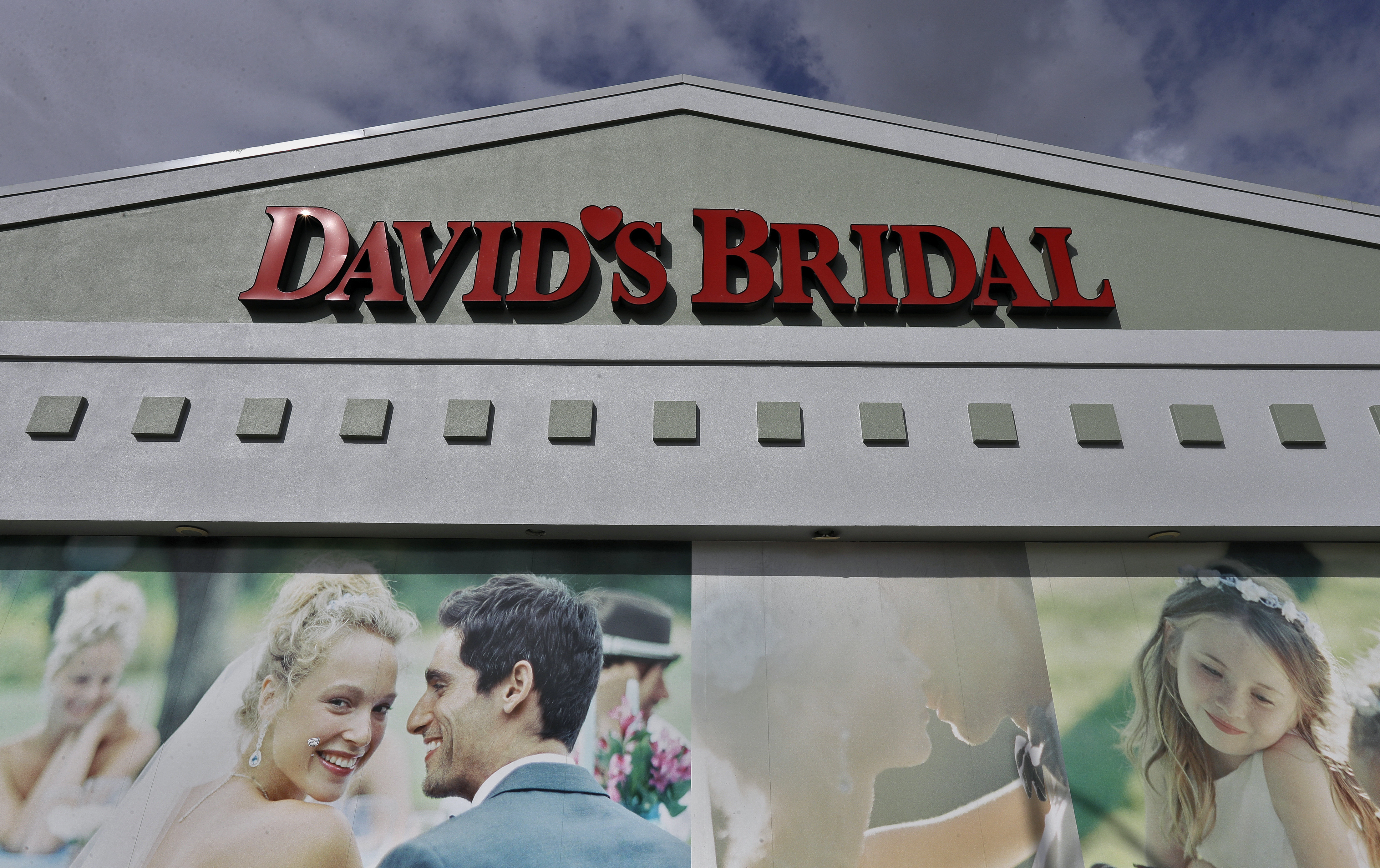 The David's Bridal shop is shown Nov. 19, 2018, in Tampa, Fla. David’s Bridal filed for bankruptcy protection Monday.