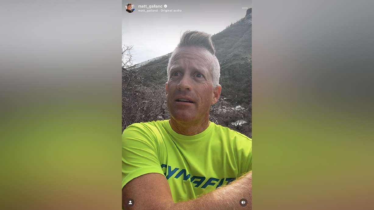 Ultrarunner Matt Galland had a rare find along the Bonneville Shoreline Trail in Provo's Slate Canyon last week.