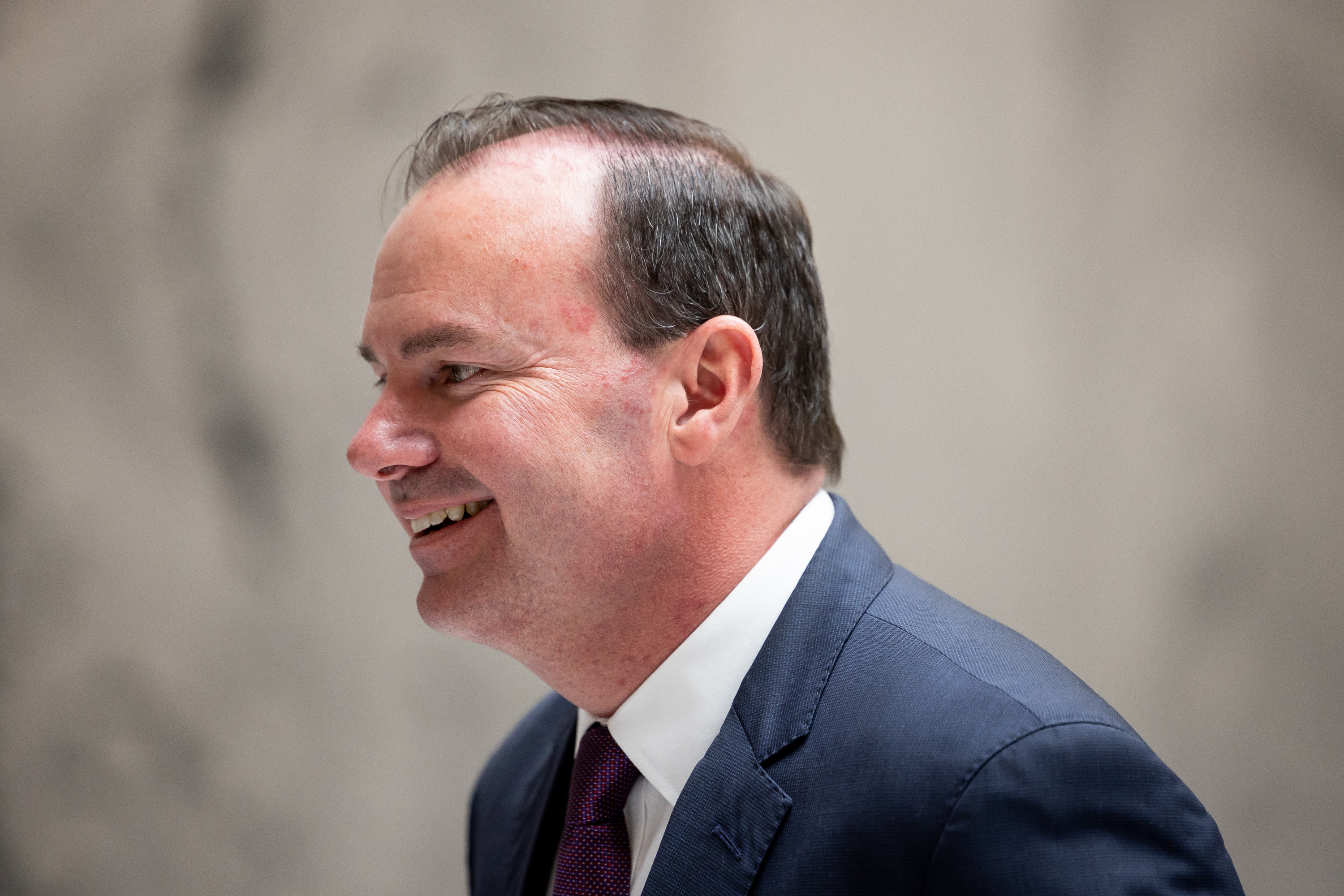 Sen. Mike Lee, R-Utah, is pictured at the state Capitol in Salt Lake City on Friday. Lee has vocally supported Justice Clarence Thomas, who reportedly failed to disclose gifts from a Republican megadonor. calling him a "hero who did nothing wrong."