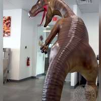 Have You Seen This? Chef creates 8-foot-tall velociraptor from chocolate